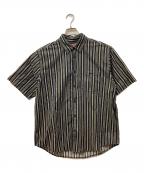 SUPREMEシュプリーム）の古着「Loose Fit Multi Stripe S/S Shirt」｜グレー
