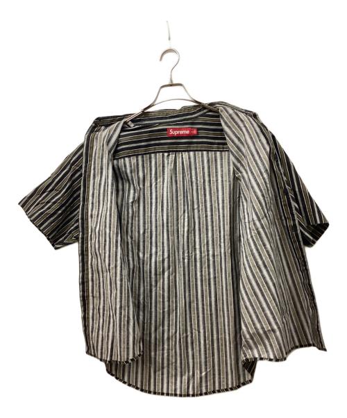 SUPREME（シュプリーム）Supreme (シュプリーム) Loose Fit Multi Stripe S/S Shirt グレー サイズ:Ｍの古着・服飾アイテム