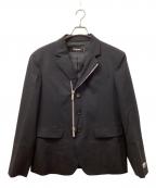 DSQUARED2ディースクエアード）の古着「ウールブレンド レギュラーフィット テーラードジャケット」｜ブラック