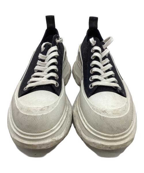ALEXANDER McQUEEN（アレキサンダーマックイーン）ALEXANDER McQUEEN (アレキサンダーマックイーン) トレッドスリックレースアップスニーカー ブラック サイズ:41の古着・服飾アイテム