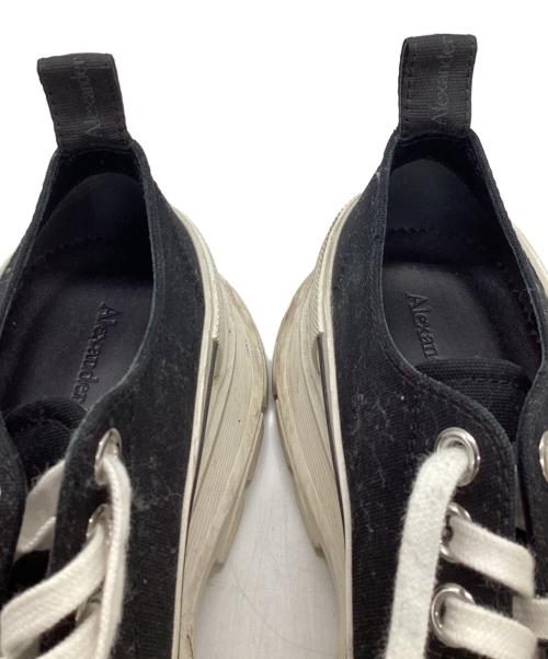 ALEXANDER McQUEEN（アレキサンダーマックイーン）ALEXANDER McQUEEN (アレキサンダーマックイーン) トレッドスリックレースアップスニーカー ブラック サイズ:41の古着・服飾アイテム