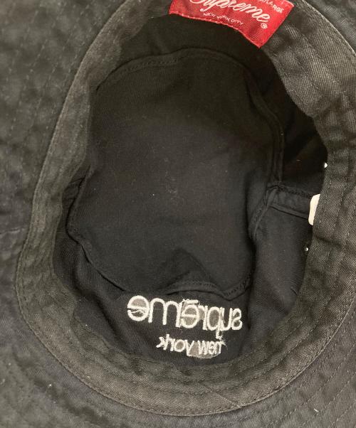SUPREME（シュプリーム）Supreme (シュプリーム) バケットハット ブラックの古着・服飾アイテム