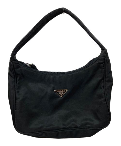PRADA（プラダ）PRADA (プラダ) ナイロンミニバッグ ブラックの古着・服飾アイテム