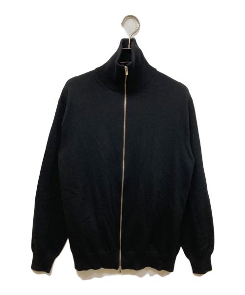 SOVEREIGN（ソブリン）SOVEREIGN (ソブリン) ハイゲージジップカーディガン ブラック サイズ:SIZE Mの古着・服飾アイテム