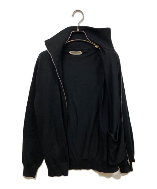 SOVEREIGN（ソブリン）SOVEREIGN (ソブリン) ハイゲージジップカーディガン ブラック サイズ:SIZE Mの古着・服飾アイテム
