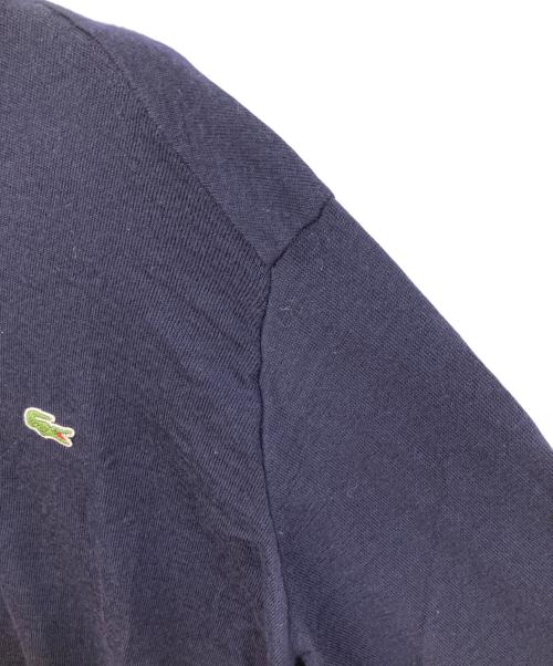 LACOSTE（ラコステ）LACOSTE (ラコステ) COMME des GARCONS SHIRT (コムデギャルソンシャツ) fully fashioned knit LACOSTE badge gauge ネイビー サイズ:	SIZE Lの古着・服飾アイテム