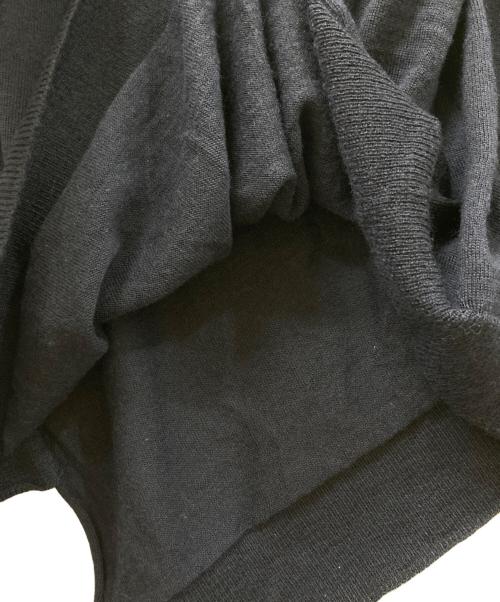 LACOSTE（ラコステ）LACOSTE (ラコステ) COMME des GARCONS SHIRT (コムデギャルソンシャツ) fully fashioned knit LACOSTE badge gauge ネイビー サイズ:	SIZE Lの古着・服飾アイテム