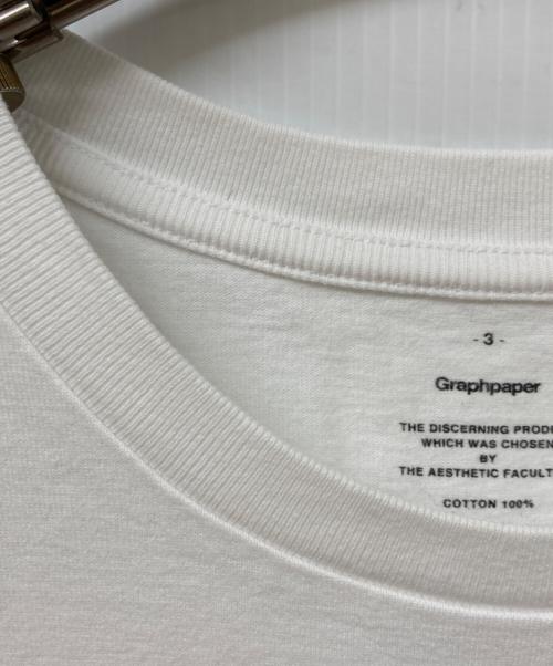 Graphpaper（グラフペーパー）Graphpaper (グラフペーパー) Tシャツ ホワイト サイズ:	SIZE 3の古着・服飾アイテム