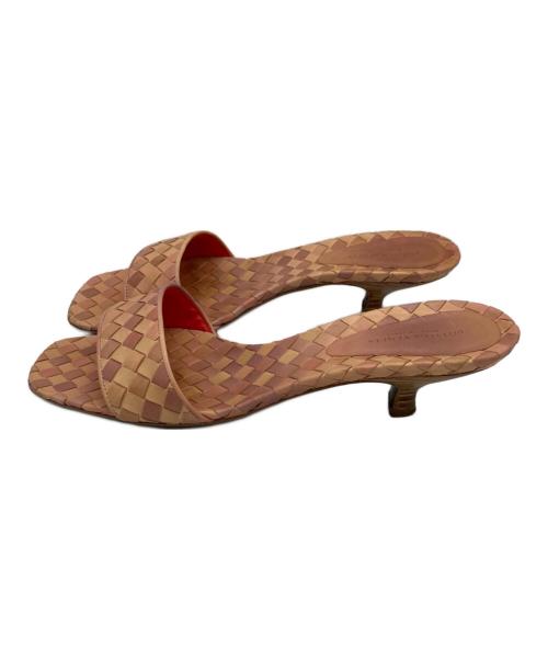 BOTTEGA VENETA（ボッテガベネタ）BOTTEGA VENETA (ボッテガベネタ) イントレチャートサンダル ベージュ サイズ:	SIZE 38の古着・服飾アイテム