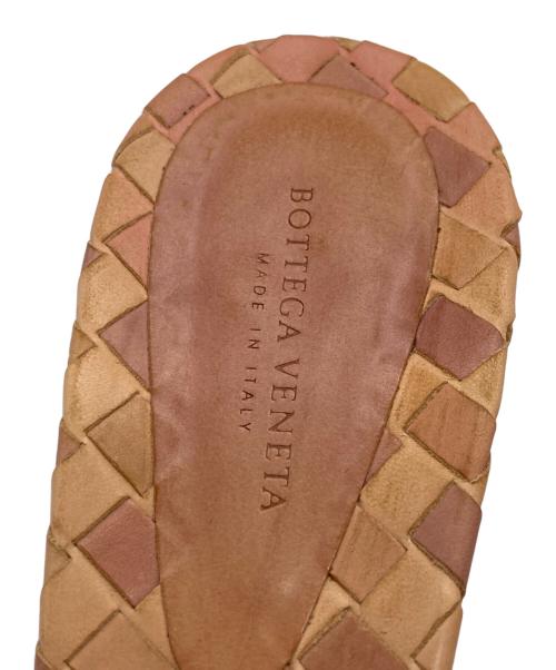 BOTTEGA VENETA（ボッテガベネタ）BOTTEGA VENETA (ボッテガベネタ) イントレチャートサンダル ベージュ サイズ:	SIZE 38の古着・服飾アイテム