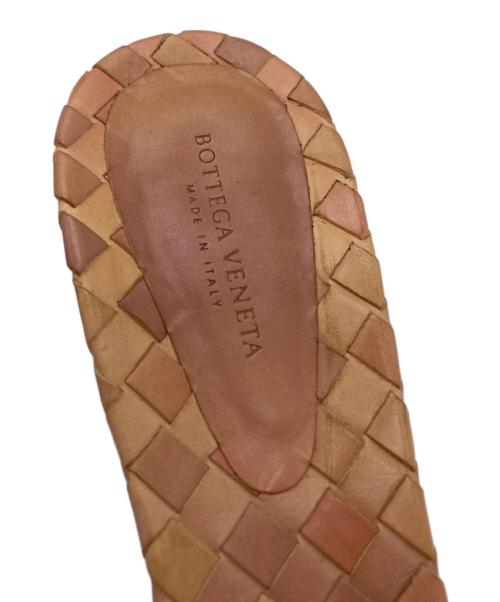 BOTTEGA VENETA（ボッテガベネタ）BOTTEGA VENETA (ボッテガベネタ) イントレチャートサンダル ベージュ サイズ:	SIZE 38の古着・服飾アイテム