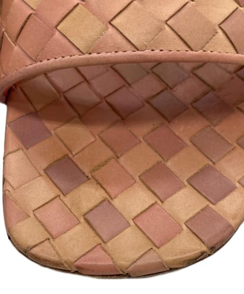 BOTTEGA VENETA（ボッテガベネタ）BOTTEGA VENETA (ボッテガベネタ) イントレチャートサンダル ベージュ サイズ:	SIZE 38の古着・服飾アイテム
