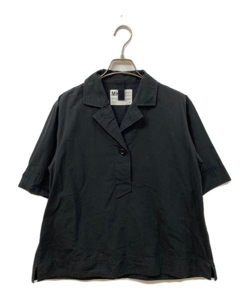 MHL（マーガレットハウエル）MHL (マーガレットハウエル) プルオーバーシャツ ブラック サイズ:	SIZE 0の古着・服飾アイテム