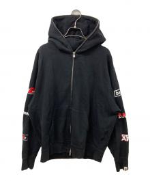 A BATHING APE（アベイシングエイプ）の古着「ジップパーカー」｜ブラック