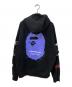 A BATHING APE (アベイシングエイプ) ジップパーカー ブラック サイズ:	SIZE M：9000円