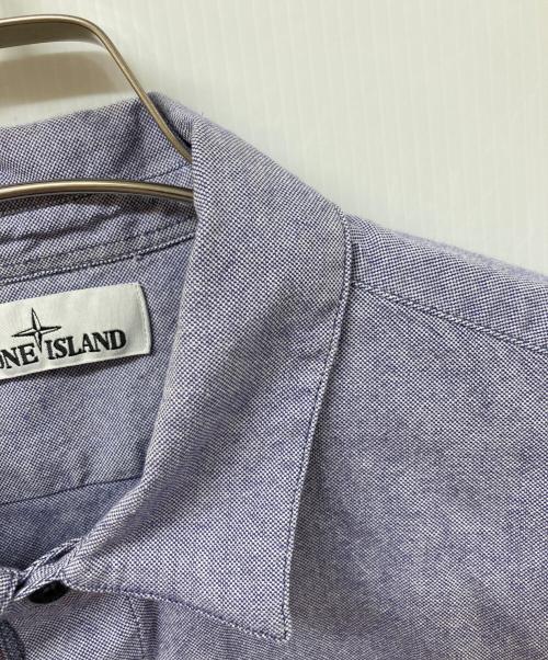 STONE ISLAND（ストーンアイランド）STONE ISLAND (ストーンアイランド) 長袖シャツ ブルー サイズ:SIZE Mの古着・服飾アイテム