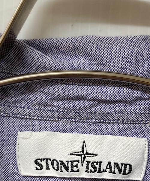 STONE ISLAND（ストーンアイランド）STONE ISLAND (ストーンアイランド) 長袖シャツ ブルー サイズ:SIZE Mの古着・服飾アイテム