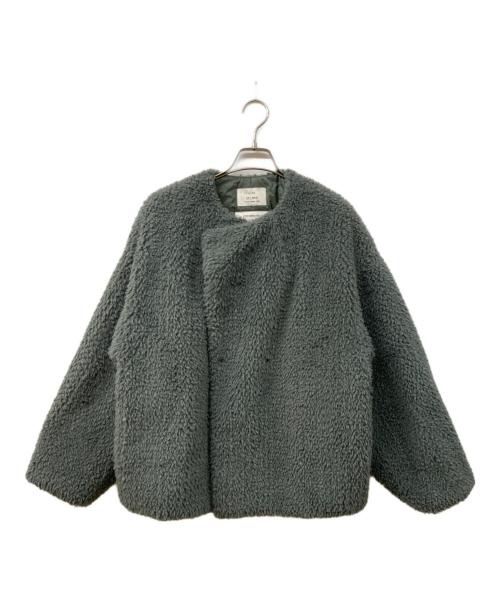 HYKE（ハイク）HYKE (ハイク) フェイクシアリングジャケット グレー サイズ:SIZE Mの古着・服飾アイテム