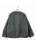 HYKE (ハイク) フェイクシアリングジャケット グレー サイズ:SIZE M：19000円