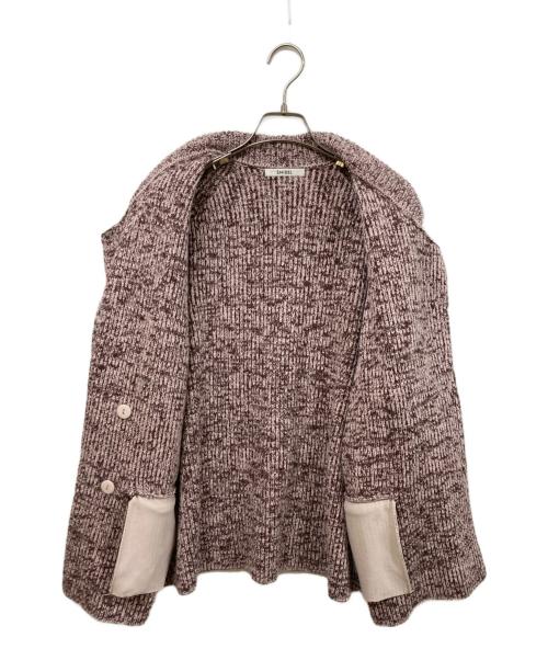 Snidel（スナイデル）Snidel (スナイデル) ニットジャケット ピンク サイズ:SIZE Freeの古着・服飾アイテム