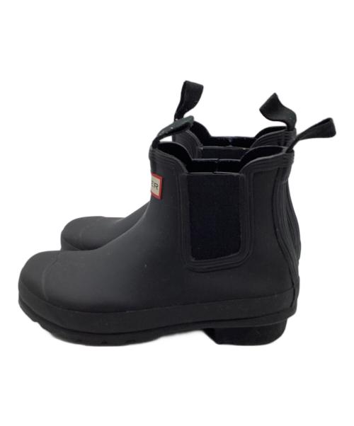 HUNTER（ハンター）HUNTER (ハンター) チェルシーブーツ ブラック サイズ:SIZE 38の古着・服飾アイテム