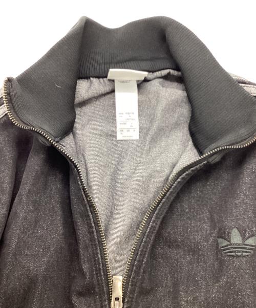 adidas Originals（アディダスオリジナル）adidas Originals (アディダスオリジナル) アディカラー デニム ファイヤーバード トラックトップ ブラック サイズ:XLの古着・服飾アイテム