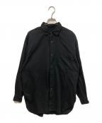 COMOLIコモリ）の古着「オックス シャツ」｜ブラック