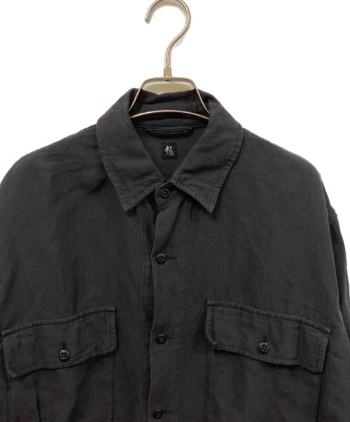 KAPTAIN SUNSHINE（キャプテンサンシャイン）KAPTAIN SUNSHINE (キャプテンサンシャイン) Field Shirt Jacket ブラック サイズ:	SIZE 36の古着・服飾アイテム