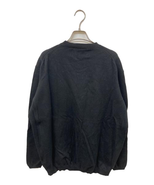 walenode（ウェルノード）walenode (ウェルノード) コットンカシミアスウェットセーター ブラック サイズ:	SIZE 2の古着・服飾アイテム
