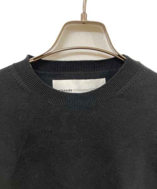 walenode（ウェルノード）walenode (ウェルノード) コットンカシミアスウェットセーター ブラック サイズ:	SIZE 2の古着・服飾アイテム