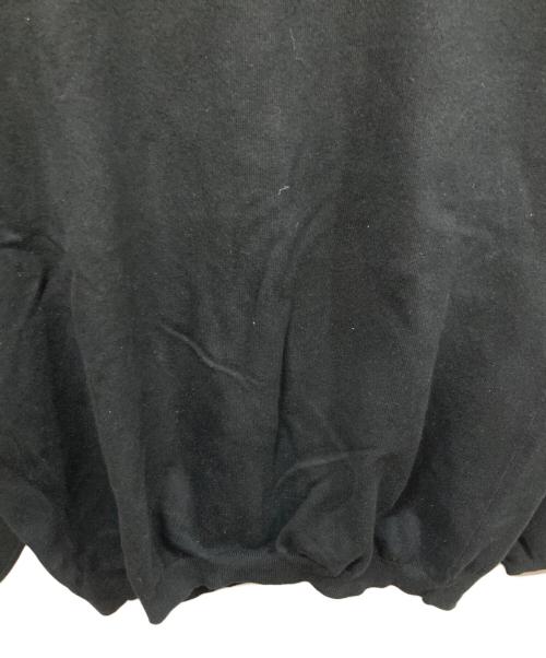 walenode（ウェルノード）walenode (ウェルノード) コットンカシミアスウェットセーター ブラック サイズ:	SIZE 2の古着・服飾アイテム
