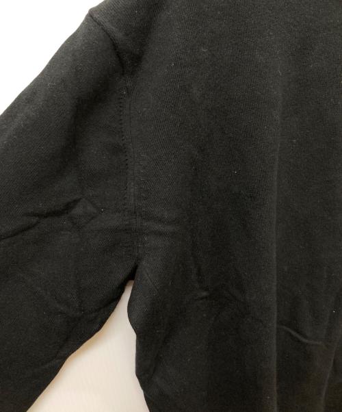 walenode（ウェルノード）walenode (ウェルノード) コットンカシミアスウェットセーター ブラック サイズ:	SIZE 2の古着・服飾アイテム