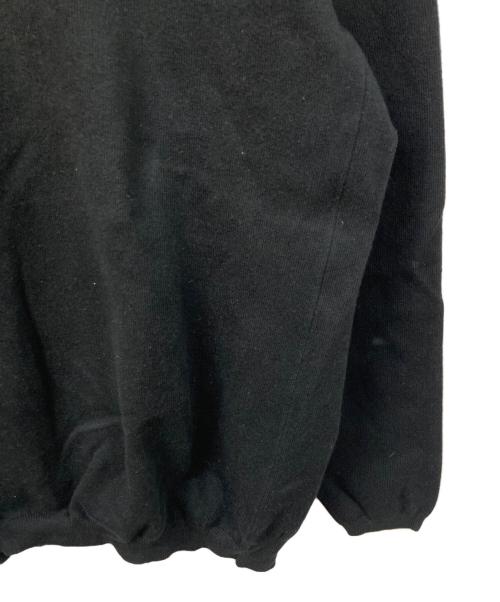 walenode（ウェルノード）walenode (ウェルノード) コットンカシミアスウェットセーター ブラック サイズ:	SIZE 2の古着・服飾アイテム