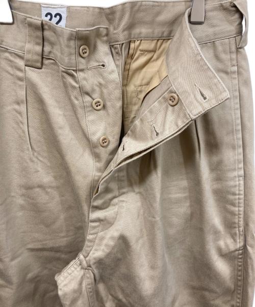 waiper（ワイパー）WAIPER (ワイパー) チノトラウザーパンツ ベージュ サイズ:	SIZE 22の古着・服飾アイテム