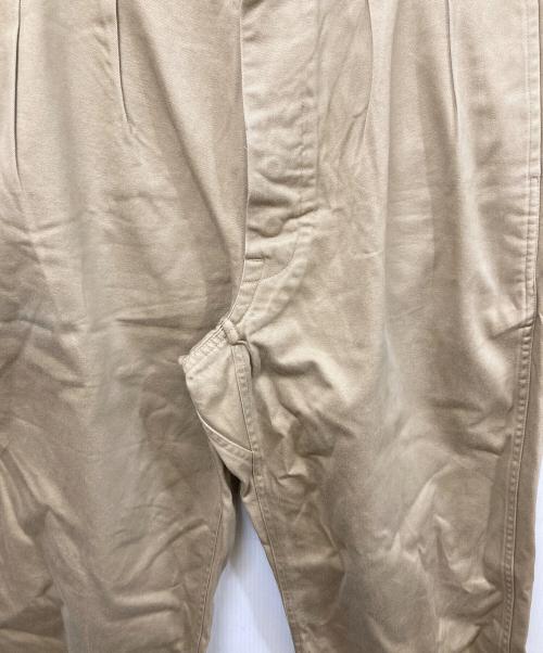 waiper（ワイパー）WAIPER (ワイパー) チノトラウザーパンツ ベージュ サイズ:	SIZE 22の古着・服飾アイテム