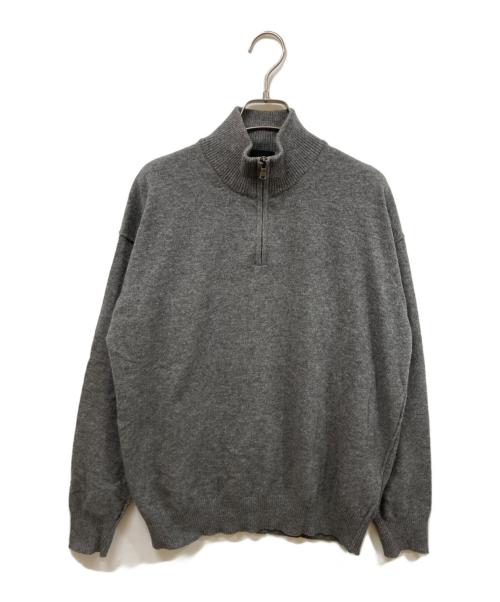 ROBERTO COLLINA（ロベルトコリーナ）ROBERTO COLLINA (ロベルトコリーナ) ハーフジップニット グレー サイズ:	SIZE 2の古着・服飾アイテム
