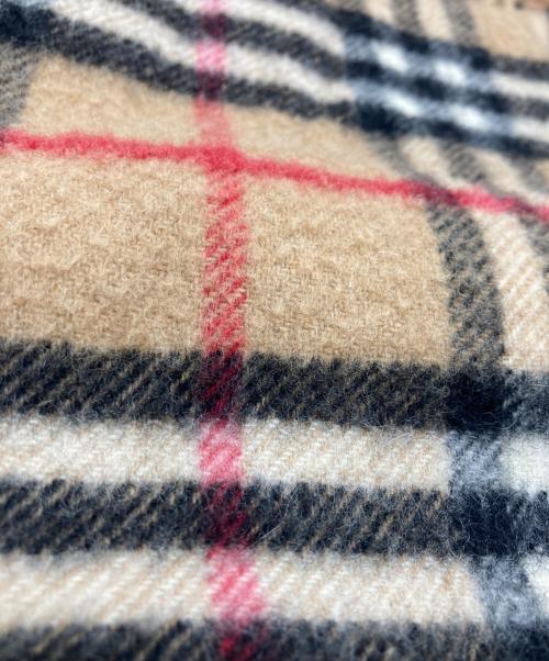 Burberry's（バーバリーズ）Burberry's (バーバリーズ) ノバチェックカシミヤマフラー ベージュの古着・服飾アイテム