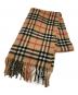 Burberry's（バーバリーズ）の古着「ノバチェックカシミヤマフラー」｜ベージュ