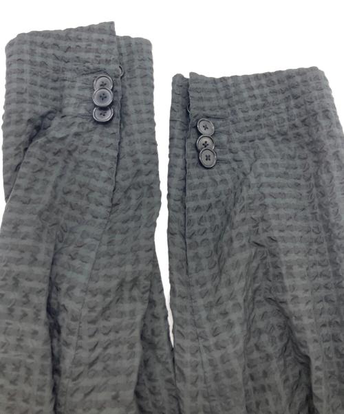 TAGLIATORE（タリアトーレ）TAGLIATORE (タリアトーレ) ウルトラライトシアサッカーストライプ2Bシングルジャケット ブラック サイズ:	SIZE 48の古着・服飾アイテム