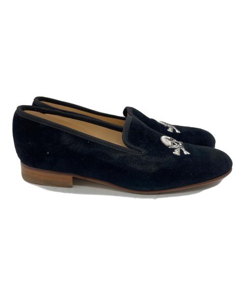 Broadland SLIPPERS（ブロードランドスリッパ）broadland slippers (ブロードランドスリッパ) ローファー ブラック サイズ:	SIZE 7の古着・服飾アイテム