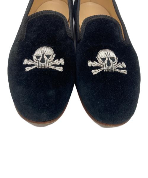 Broadland SLIPPERS（ブロードランドスリッパ）broadland slippers (ブロードランドスリッパ) ローファー ブラック サイズ:	SIZE 7の古着・服飾アイテム