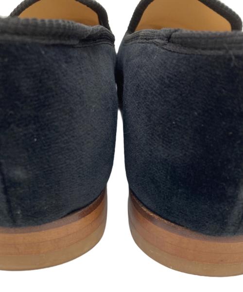 Broadland SLIPPERS（ブロードランドスリッパ）broadland slippers (ブロードランドスリッパ) ローファー ブラック サイズ:	SIZE 7の古着・服飾アイテム