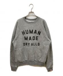 HUMAN MADE（ヒューマンメイド）の古着「ロゴクルーネックスウェット」｜グレー