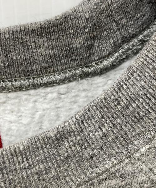 HUMAN MADE（ヒューマンメイド）HUMAN MADE (ヒューマンメイド) ロゴクルーネックスウェット グレー サイズ:SIZE Lの古着・服飾アイテム