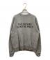 HUMAN MADE (ヒューマンメイド) ロゴクルーネックスウェット グレー サイズ:SIZE L：17000円