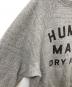 中古・古着 HUMAN MADE (ヒューマンメイド) ロゴクルーネックスウェット グレー サイズ:SIZE L：17000円