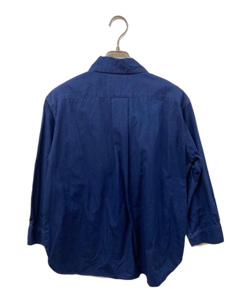 MHL（マーガレットハウエル）MHL (マーガレットハウエル) プルオーバーシャツ ネイビー サイズ:	SIZE 3の古着・服飾アイテム