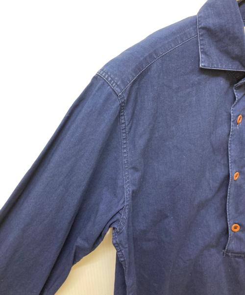 MHL（マーガレットハウエル）MHL (マーガレットハウエル) プルオーバーシャツ ネイビー サイズ:	SIZE 3の古着・服飾アイテム