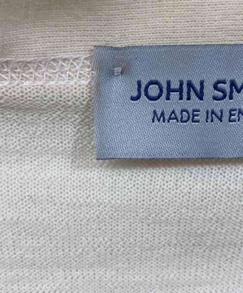 JOHN SMEDLEY（ジョンスメドレー）JOHN SMEDLEY (ジョンスメドレー) ニットカーディガン アイボリー サイズ:	SIZE Sの古着・服飾アイテム