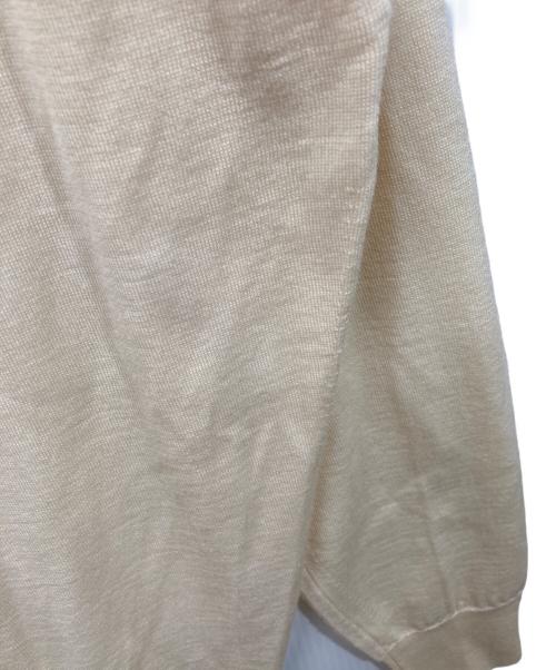 JOHN SMEDLEY（ジョンスメドレー）JOHN SMEDLEY (ジョンスメドレー) ニットカーディガン アイボリー サイズ:	SIZE Sの古着・服飾アイテム